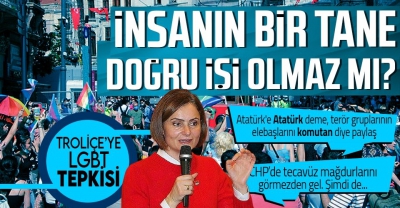 LGBT'li sapkınlara destek çıkan CHP'li Kaftancıoğlu'na tepki yağdı: Senin bir tane doğru işin olmaz mı?