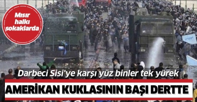 Darbeci Sisi'ye karşı yüz binler tek yürek oldu! Mısır'da Sisi_out hareketi!..