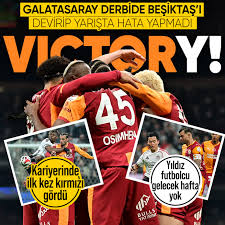 Derbinin kralı Aslan! Beşiktaş - Galatasaray: 0-1 | MAÇ SONUCU