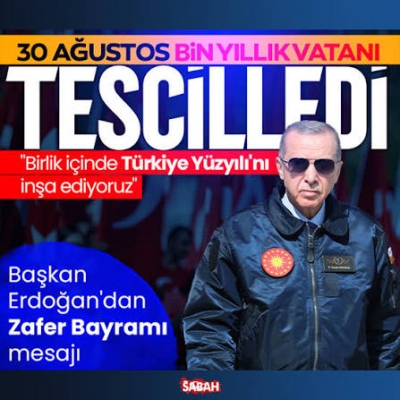Destansı zaferin 104. yılında büyük coşku! Başkan Erdoğan'ın programı belli oldu: MSB'den limanlara zafer turu