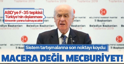 Devlet Bahçeli: Amaç iğrençtir, kötü niyettir.