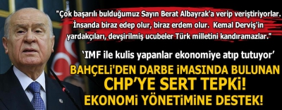 Devlet Bahçeli: IMF heyetiyle otel lobilerinde kulis yapanlar Türkiye ekonomisine atıp tutuyorlar