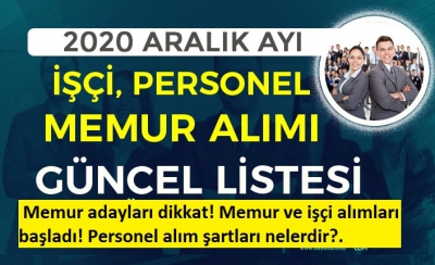 Devlet Personel Başkanlığı personel alımı 2020... KPSS puan türüne göre açık kadrolar! Kadrosuna personel alan kurumların tam listesi!