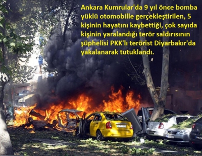 Son dakika: Ankara'nın Kumrular Caddesi'ndeki terör saldırısının şüphelisi PKK'lı terörist, Diyarbakır'da yakalandı.