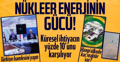 Dikkat çeken veriler: Dünyada elektrik ihtiyacının yüzde 10'u nükleer enerjiden sağlanıyor!