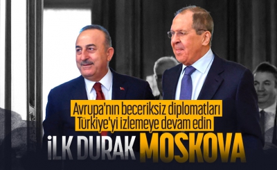 Dışişleri Bakanı Mevlüt Çavuşoğlu Moskova'da Rus Bakan Lavrov ile görüştü! Rusya'dan flaş Türkiye açıklaması