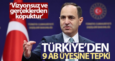 Dışişleri Bakanlığı Sözcüsü Tanju Bilgiç: Atina'daki atılan imzalar vizyonsuzdur