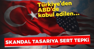 Dışişleri Bakanlığından ABD’de kabul edilen yasa tasarısı hakkında açıklama.