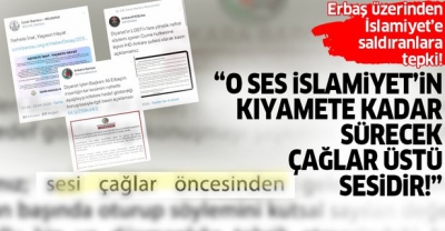 Diyanet İşleri Başkanı Ali Erbaş üzerinden İslamiyet'e saldıranlara sert tepki! Erbaş'a büyük destek......