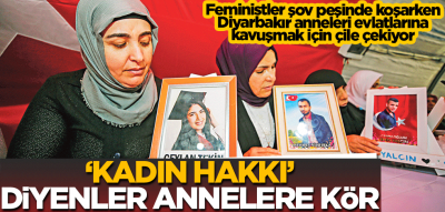 Diyarbakır anneleri, 8 Mart Dünya Kadınlar Günü'nde de eylemlerine devam etti