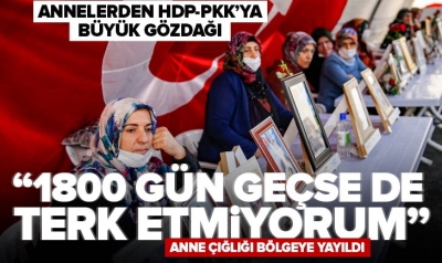 Diyarbakır annelerinden HDP-PKK'ya büyük gözdağı: 1800 gün geçse de terk etmiyorum 