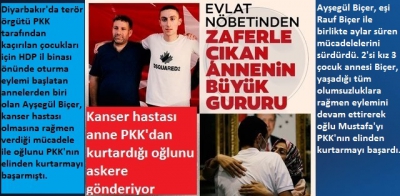 Diyarbakır annesi PKK'dan kurtardığı oğlunu askere gönderiyor  