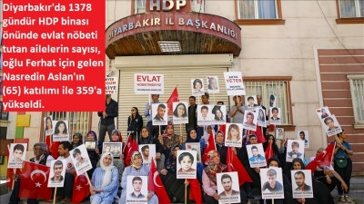 Diyarbakır'da evlat nöbeti 1378 gündür sürüyor