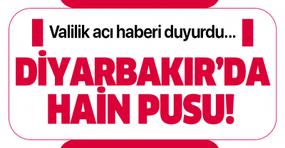 Diyarbakır'da orman işçilerine yönelik terör saldırısı: 4 şehit, 13 yaralı....