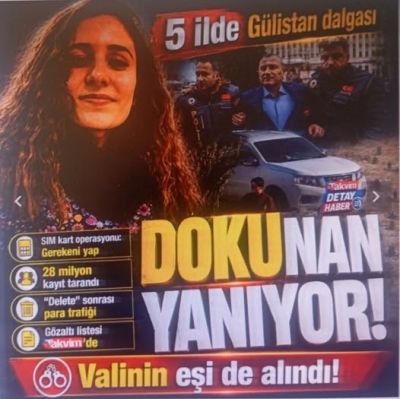 Doktor bilişimci korucu! 5 ilde Gülistan Doku operasyonu: Tuncay Sonel’in eşi Handan Sonel de gözaltında!
