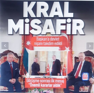 Dolmabahçe'de kritik zirve! Başkan Erdoğan Ürdün Kralı II. Abdullah'ı kabul etti: Önemli kararlar aldık