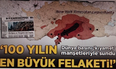 Dünya basını Kahramanmaraş depremi için 