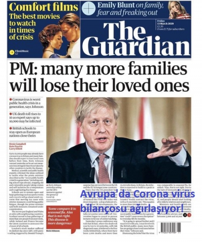 Avrupa'da Corona virüs bilançosu ağırlaşıyor (Corona virüste son durum)