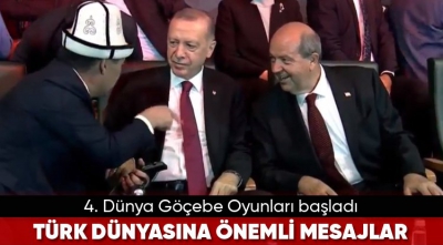 Dünya Göçebe Oyunları başladı! Oklar birlik için çekildi 