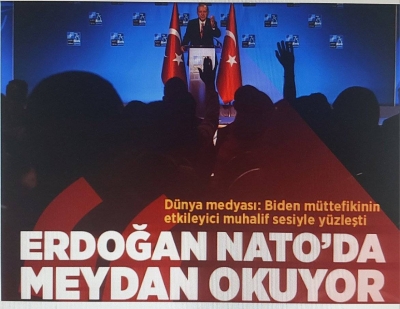 Dünya medyası: Erdoğan NATO'da meydan okuyor! 
