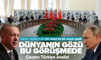 Dünyanın gözü Başkan Recep Tayyip Erdoğan Vladimir Putin zirvesinde! Çarpıcı Türkiye analizi