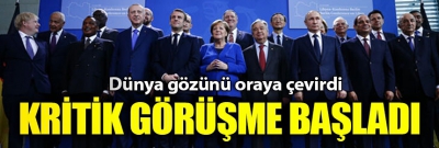 Dünyanın gözü Berlin'de! Libya zirvesi başladı.