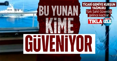 Ege'de Yunan provokasyonu! Ro-Ro gemisine taciz ateşi! Anında karşılık verildi