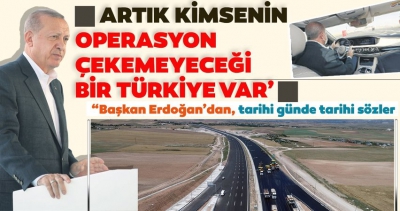 Son dakika: Başkan Erdoğan'dan Ankara-Niğde Otoyolu açılışında önemli açıklama