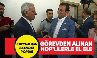 Ekrem İmamoğlu Diyarbakır'da görevden alınan HDP'lilere destek ziyaretinde!