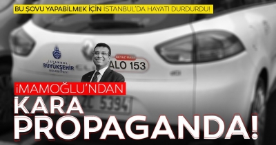 Ekrem İmamoğlu hızını alamadı! Makam aracı diye İBB'nin bisikletlerini de Yenikapı'ya getirdi.