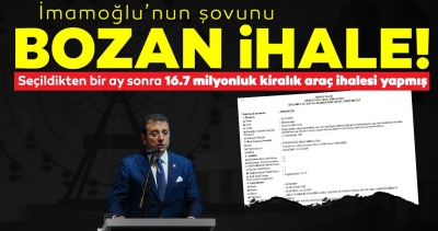  Ekrem İmamoğlu’nun şovunu bozan ihale!...