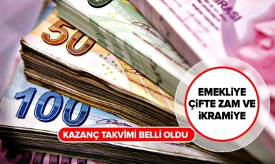 Emeklilere iki zam iki ikramiye birden geliyor! Emeklilik kazanç takvimi belli oldu….