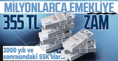 Emekliye 355 TL zam: SSK ve Bağ-Kur emeklilerinin gözü intibak haberinde