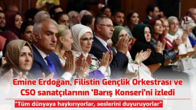 Emine Erdoğan: En büyük dileğim, tüm coğrafyalarda barış notalarının yükselmesi 