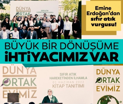Emine Erdoğan’dan çarpıcı ‘doğa’ vurgusu: Büyük bir dönüşüme ihtiyacımız var!