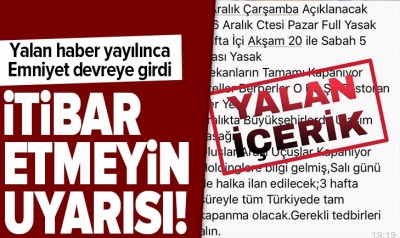 Emniyet Genel Müdürlüğü'nden sahte genelge uyarısı: Yalan içerik