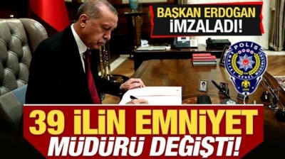 Emniyet Müdürlüğü atamaları Resmi Gazete'de! 24 isim merkeze çekildi | İşte o liste