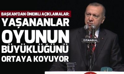 Erdoğan: 'Kimsenin millet iradesine sahip çıktığımız için eleştirme hakkı yok'.