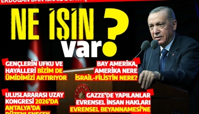 Erdoğan'dan ABD'ye savaş gemisi tepkisi: Senin İsrail'de ne işin var?