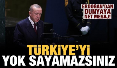 Erdoğan'dan Doğu Akdeniz mesajı: Türkiye'yi yok sayan anlayıştan vazgeçilmeli