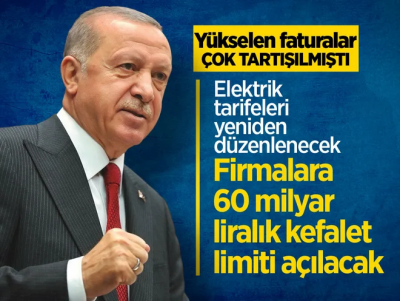 Erdoğan'dan son dakika açıklaması! Elektrik faturalarına yeni düzenleme...