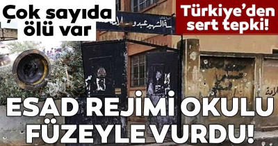 Esad rejimi İdlib'de bir okula saldırdı! Çok sayıda ölü var.