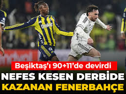 Eşitlik 90+11'de bozuldu: Kritik derbide kazanan Fenerbahçe
