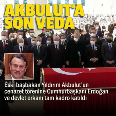 Eski Başbakanlardan Yıldırım Akbulut'a veda: Başkan Erdoğan da cenazede