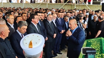 Eski Dışişleri Bakanı Çavuşoğlu'nun kardeşi  Aydın Çavuşoğlu son yolculuğuna uğurlandı.