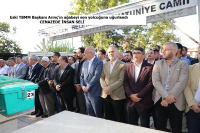 Eski TBMM Başkanı Arınç’ın ağabeyi son yolcuğuna uğurlandı 