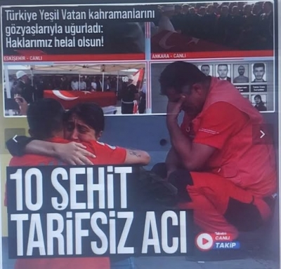 Eskişehir'deki yangın faciasında 10 şehit! Türkiye Yeşil Vatan kahramanlarını sonsuzluğa uğurladı: 