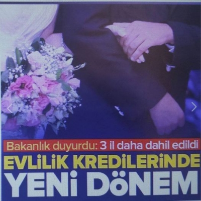 EVLENECEKLERE 48 AY VADELİ 2 YIL ÖDEMESİZ 150 BİN TL! Evlilik kredisinde yeni dönem! O iller de proje kapsamına alındı 