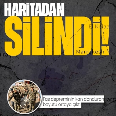 Fas haritadan silindi! Dünya bu görüntüyü konuşuyor! Fas depreminin boyutu ortaya çıktı 