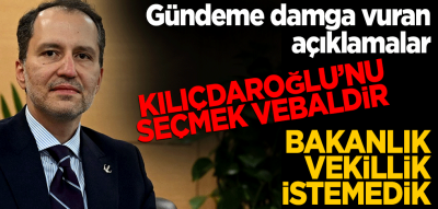 Fatih Erbakan: Kılıçdaroğlu'nu seçmek vebaldir
